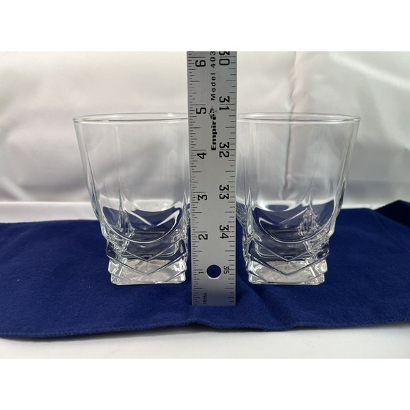 Set of 2 Bormioli Rocco Brillante Double Old Fashioned Glasses 4 1/2”x 3 3/8” - Picture 6 of 7